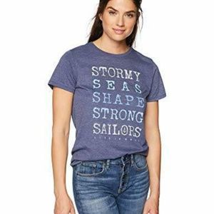 Life Is Good Tops - Life is Good Womens T-Shirt Stormy Seas Life Is Good Tops - Life is Good Womens T-Shirt Stormy Seas
